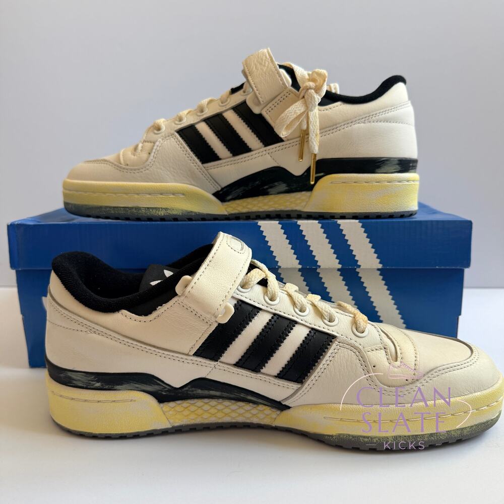 Adidas Forum 84 Low AEC Vintage Pack HP9543 Cream/Black Men's Size 9.5 NIB